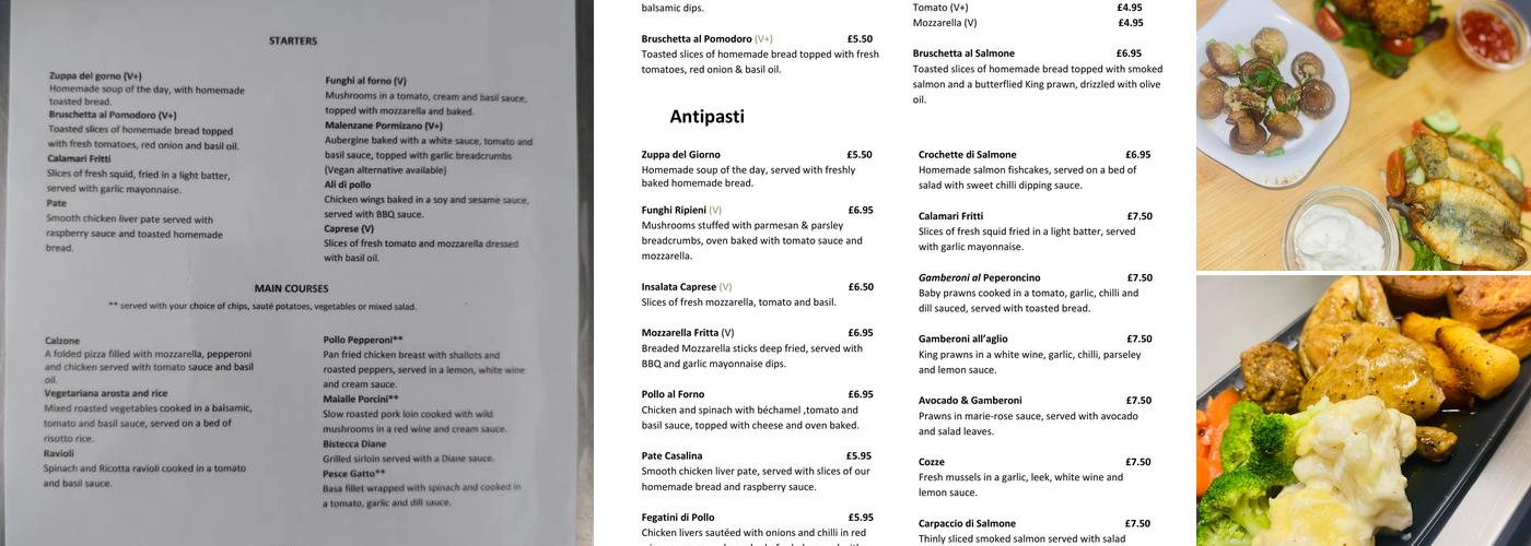 Little Italy Menu