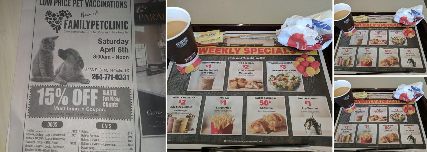 McDonald's Menu