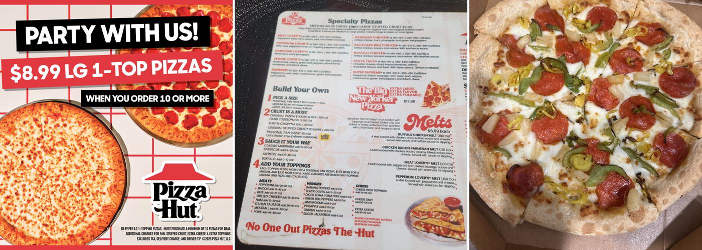 Pizza Hut Menu
