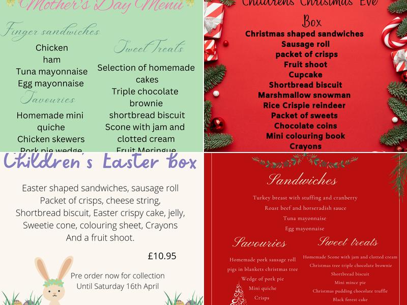 The Cookie Jar Leyland Menu