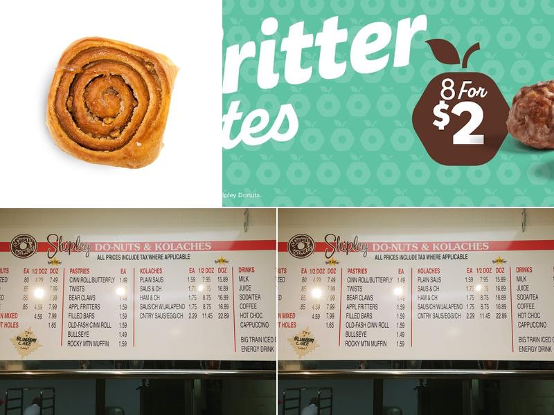 Shipley Do-Nuts Menu