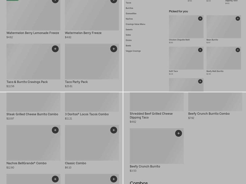 Taco Bell Menu