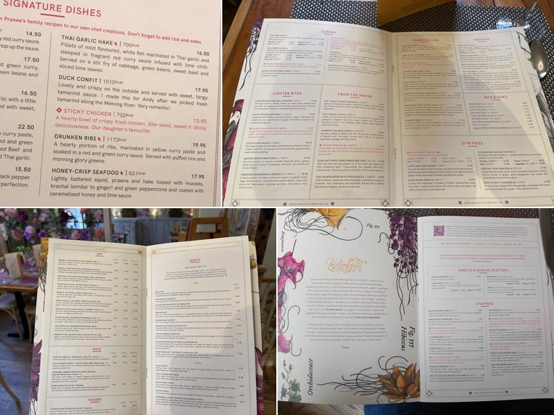 Giggling Squid - Warwick Menu