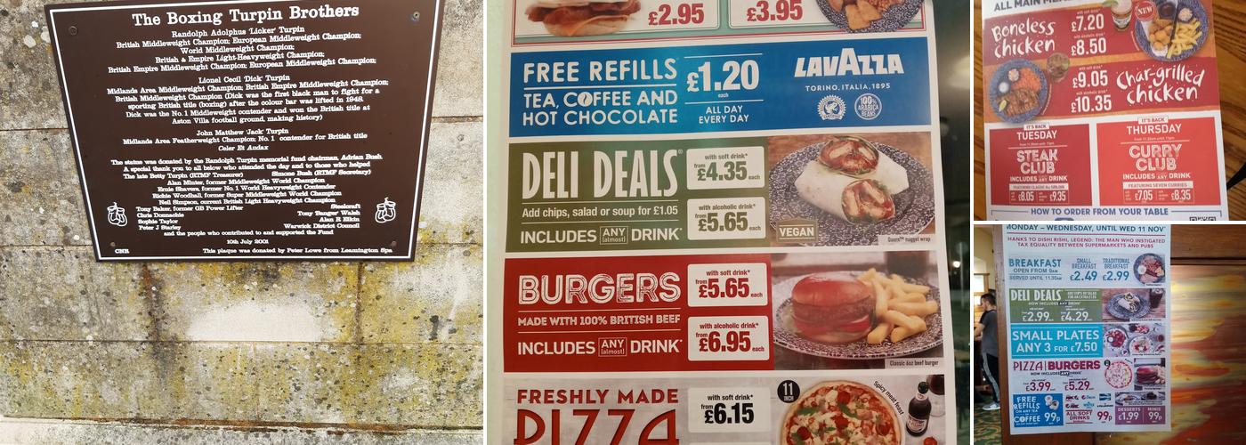 The Thomas Lloyd - JD Wetherspoon Menu