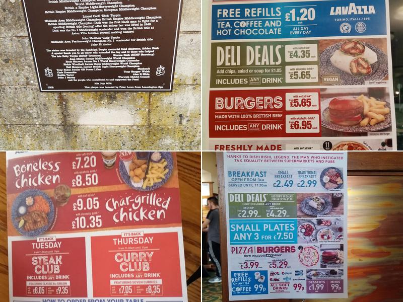 The Thomas Lloyd - JD Wetherspoon Menu