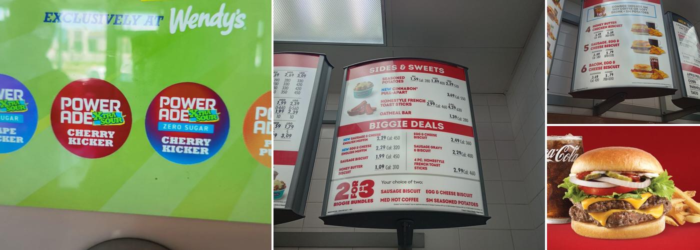 Wendy's Menu