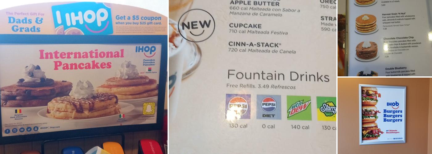 IHOP Menu