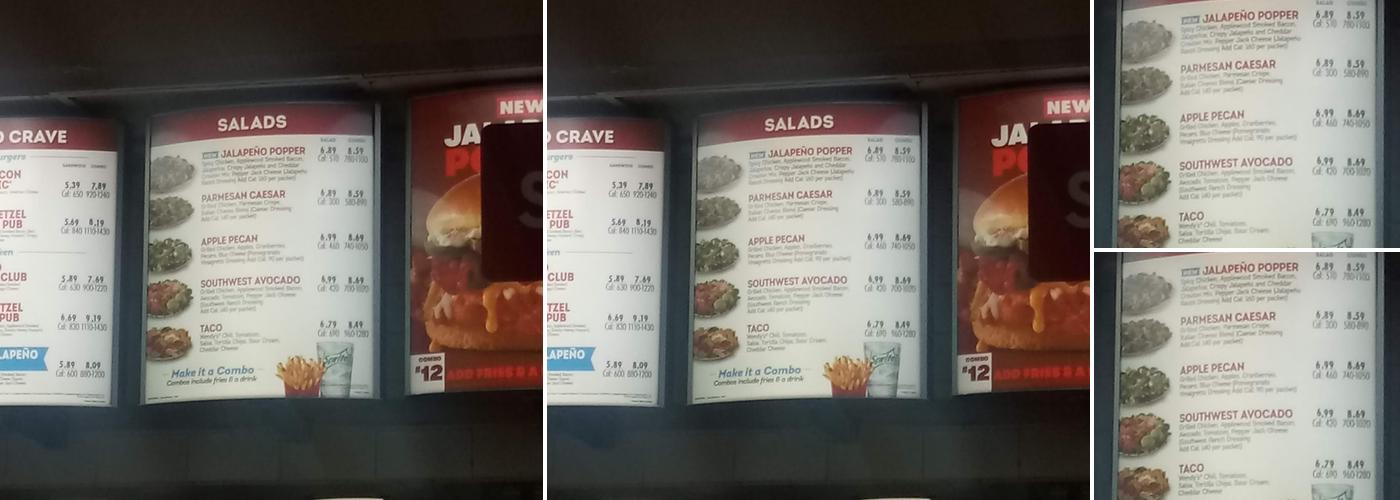 Wendy's Menu