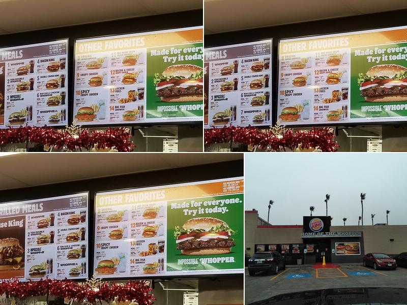 Burger King Menu
