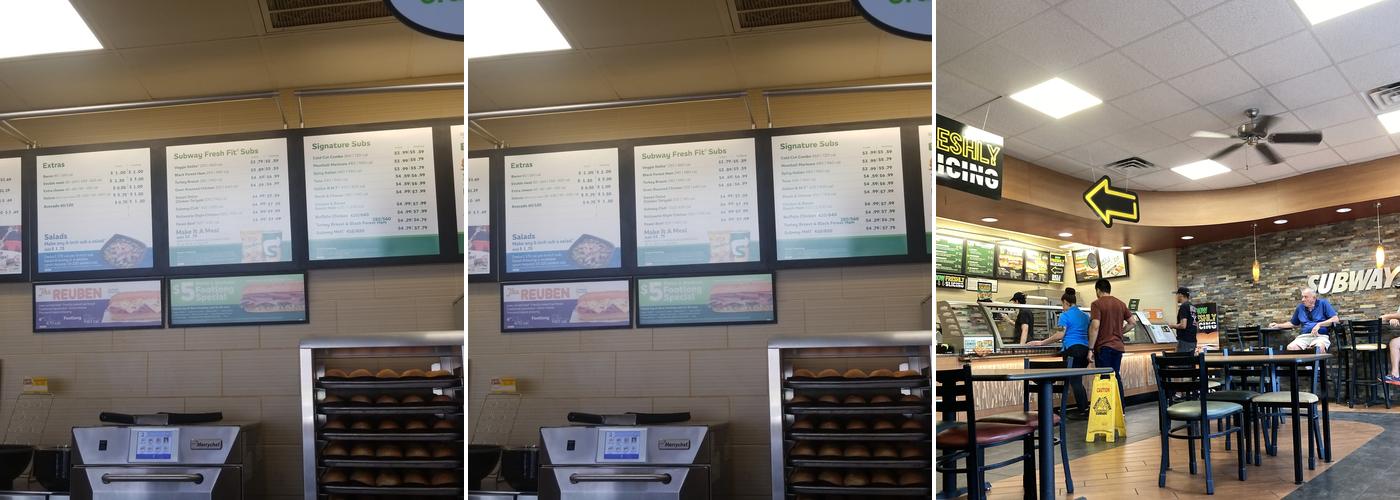 Subway Menu