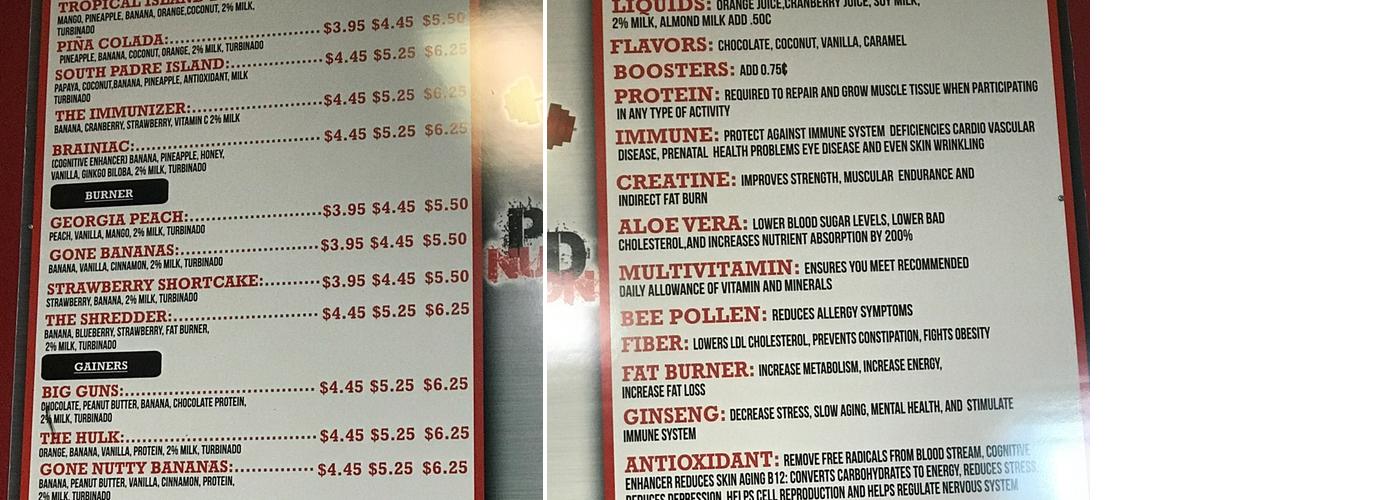 Wingstop Menu