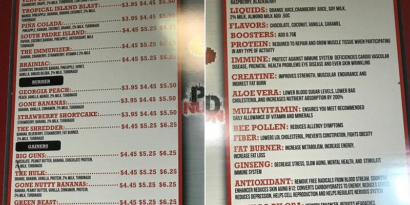 Wingstop Menu