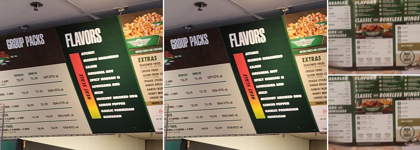 Wingstop Menu