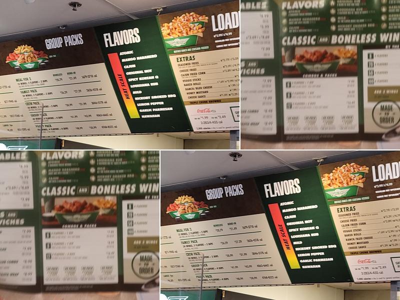 Wingstop Menu