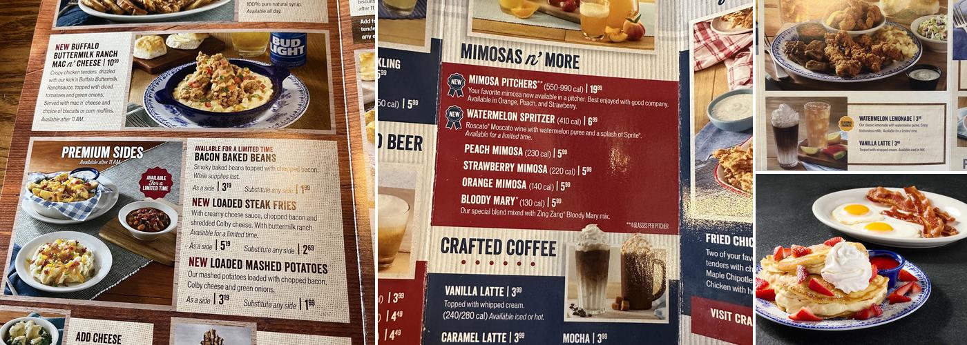 Cracker Barrel Old Country Store Menu