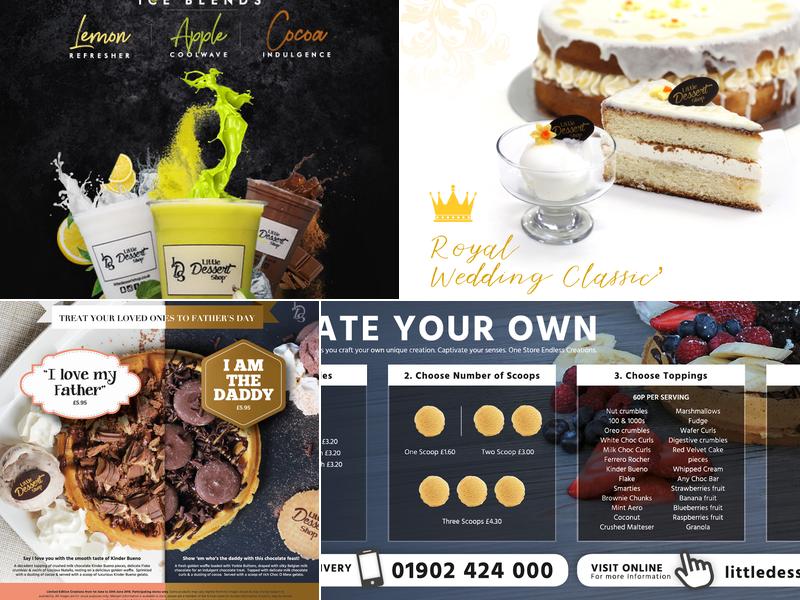 Little Dessert Shop Express Wednesfield Menu