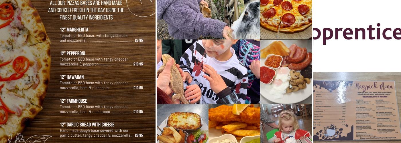 Hayrack Church Farm Park & Cafe Menu