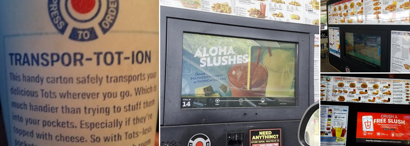 Sonic Drive-In Menu