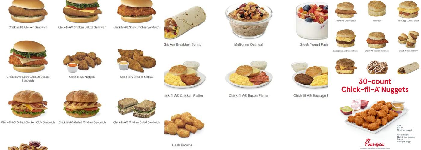 Chick-fil-A Menu