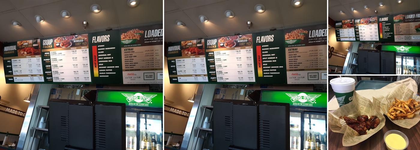 Wingstop Menu
