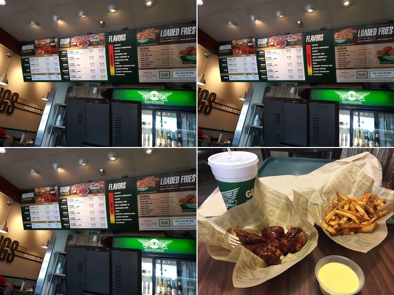 Wingstop Menu