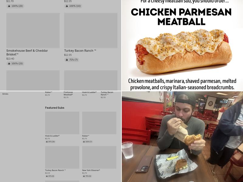 Firehouse Subs Flower Mound Menu