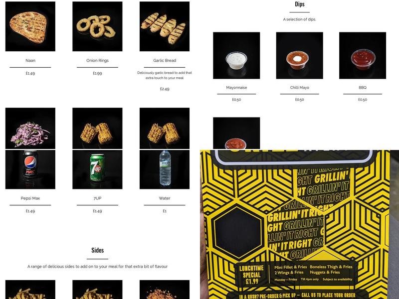 Grill Avenue Bilston Menu