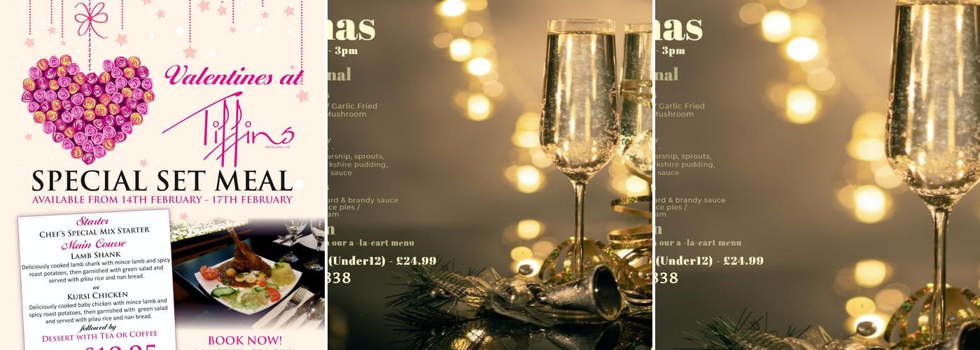 Tiffins Restaurant (Lye,Stourbridge) Menu