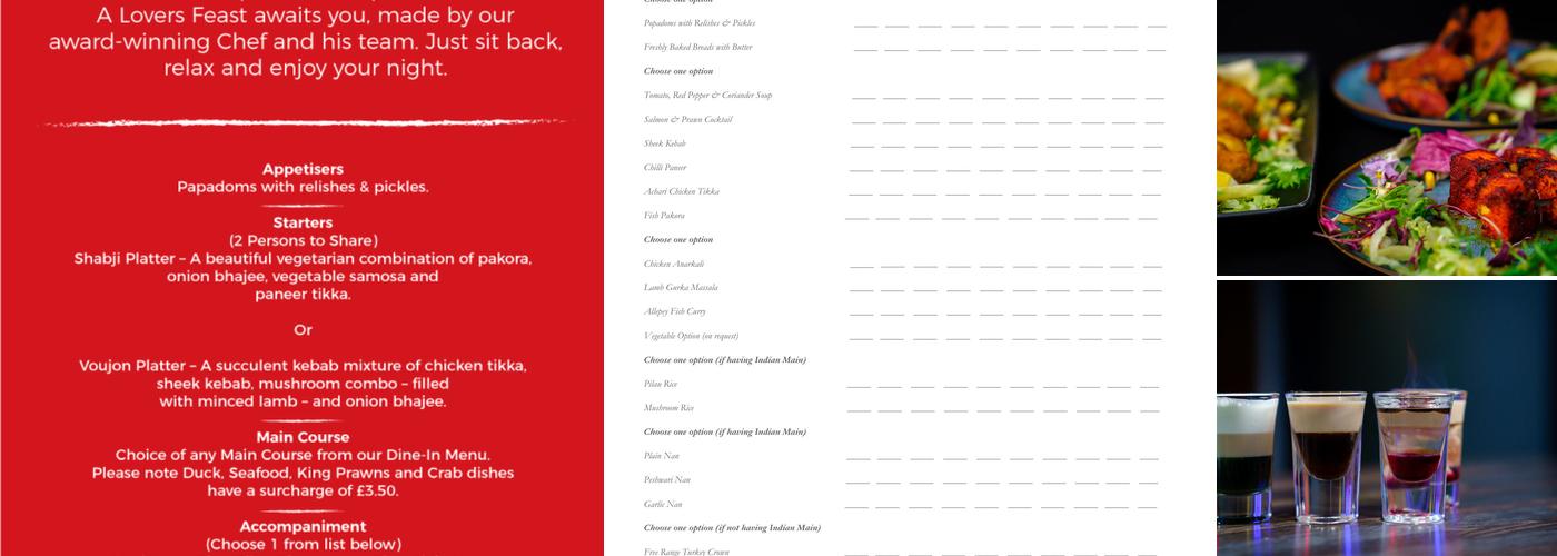Voujon Stonnall Menu
