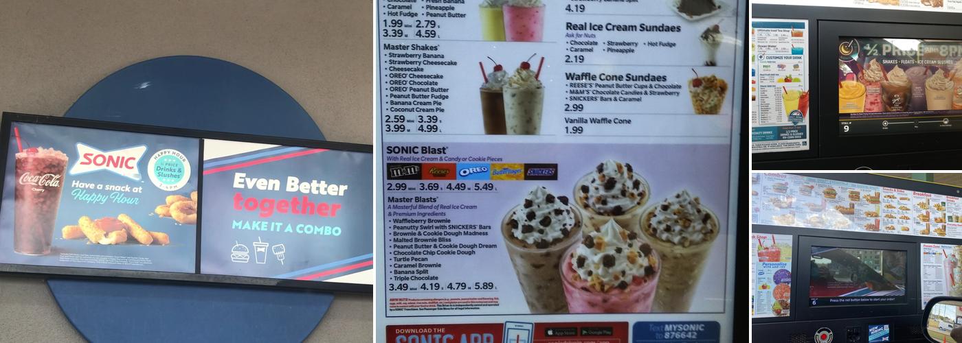 Sonic Drive-In Menu