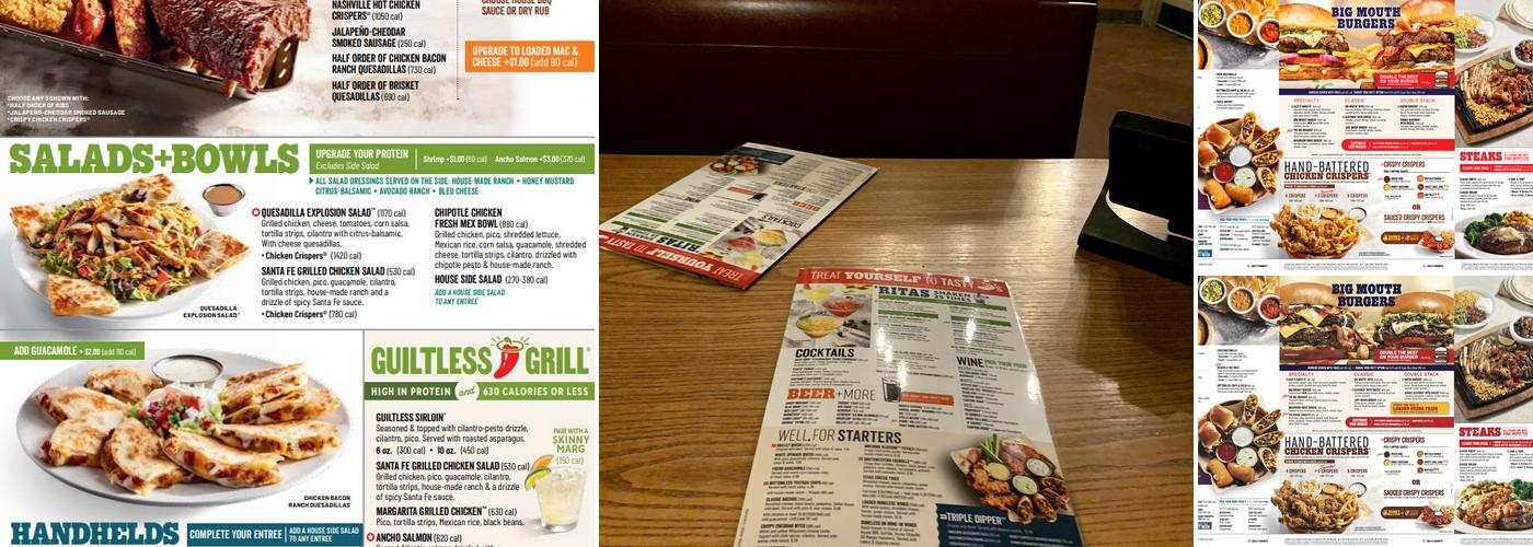 Chili's Grill & Bar Menu