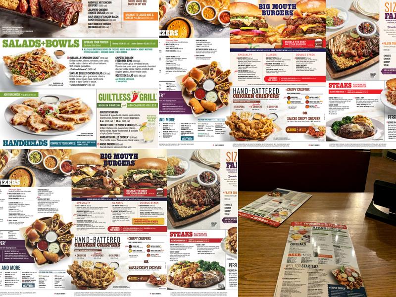 Chili's Grill & Bar Menu