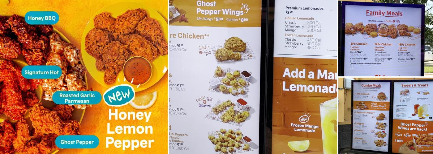 Popeyes Louisiana Kitchen Menu