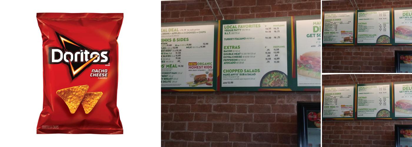 Subway Menu
