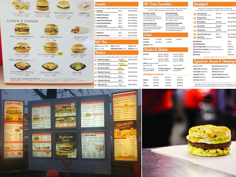 Whataburger Menu