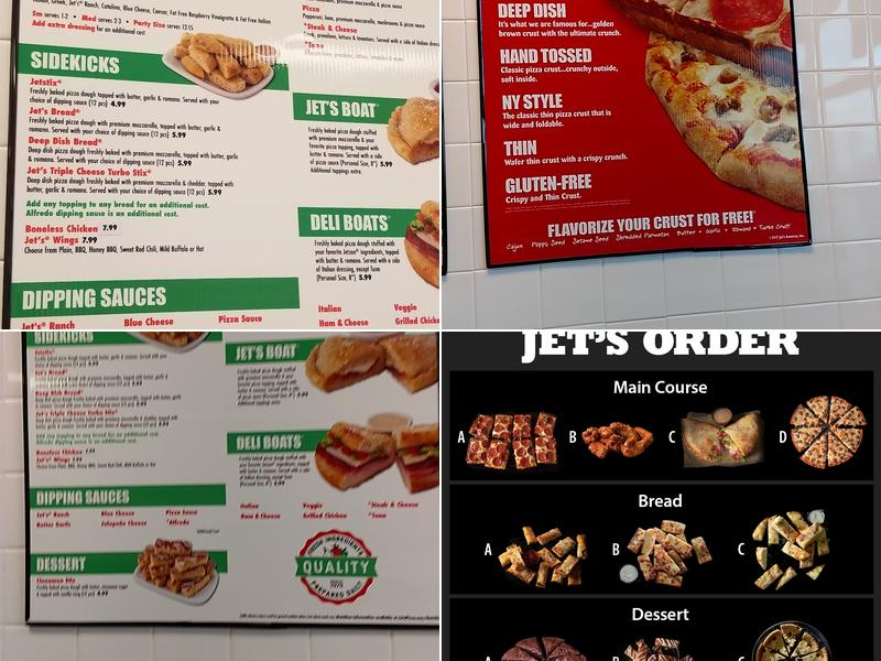 Jet’s Pizza Menu