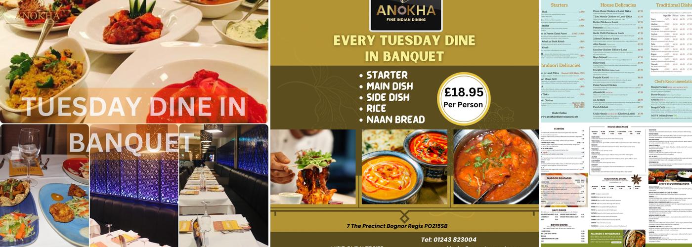 Anokha Indian Restaurant Menu
