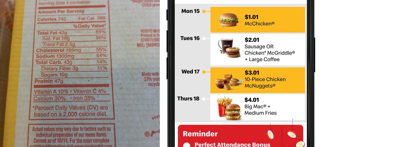 McDonald's Menu