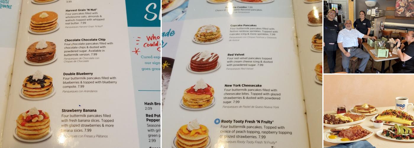 IHOP Menu