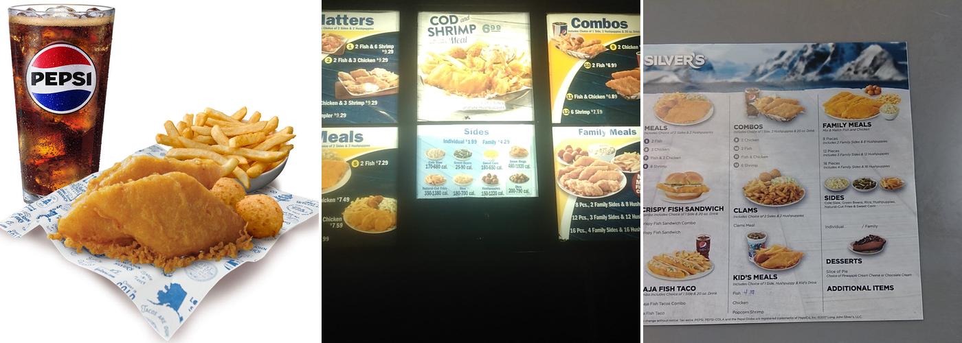Long John Silver's Menu