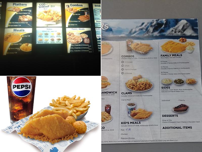 Long John Silver's Menu