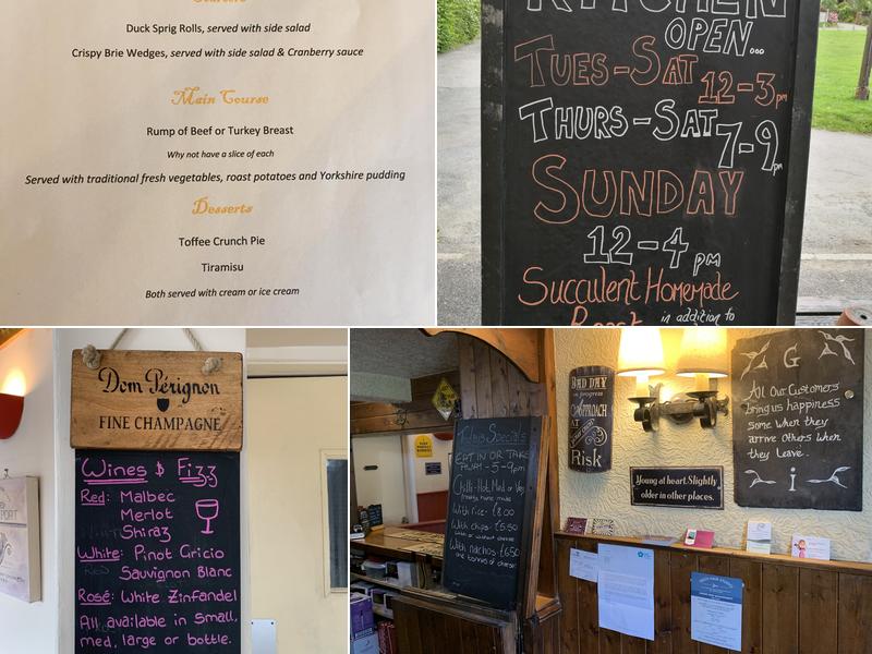 The Good Intent Ltd Menu