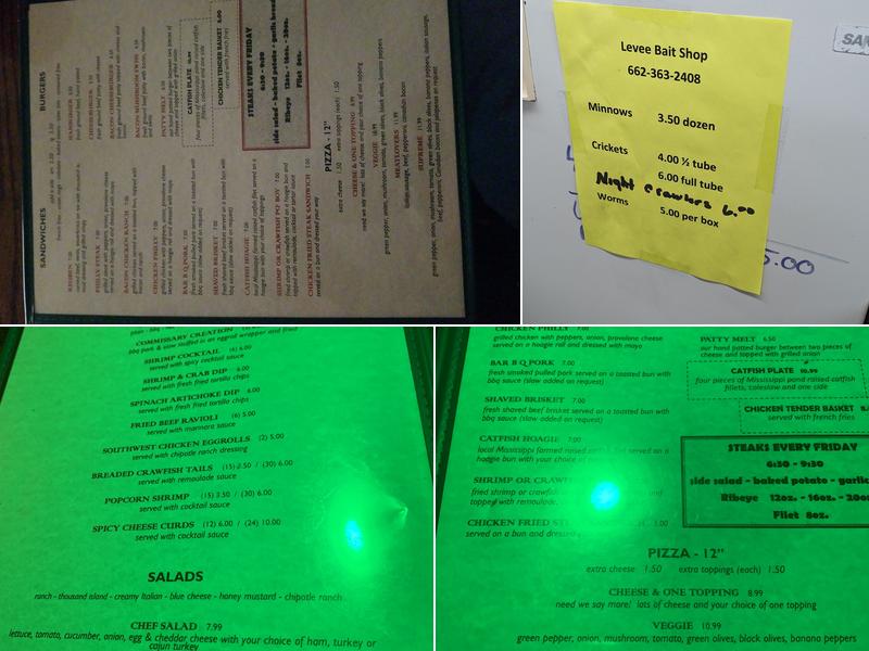 The Levee Commissary Menu