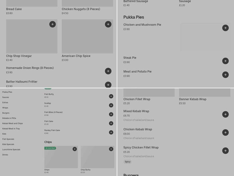 Sizzlers Vs Pronto Pizza Menu