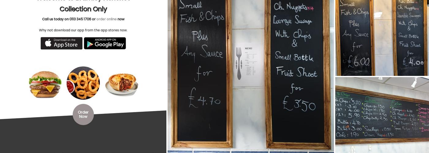 Bramley Fisheries Menu