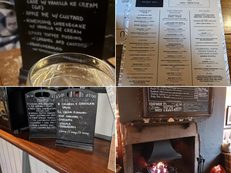 The Sands House Menu