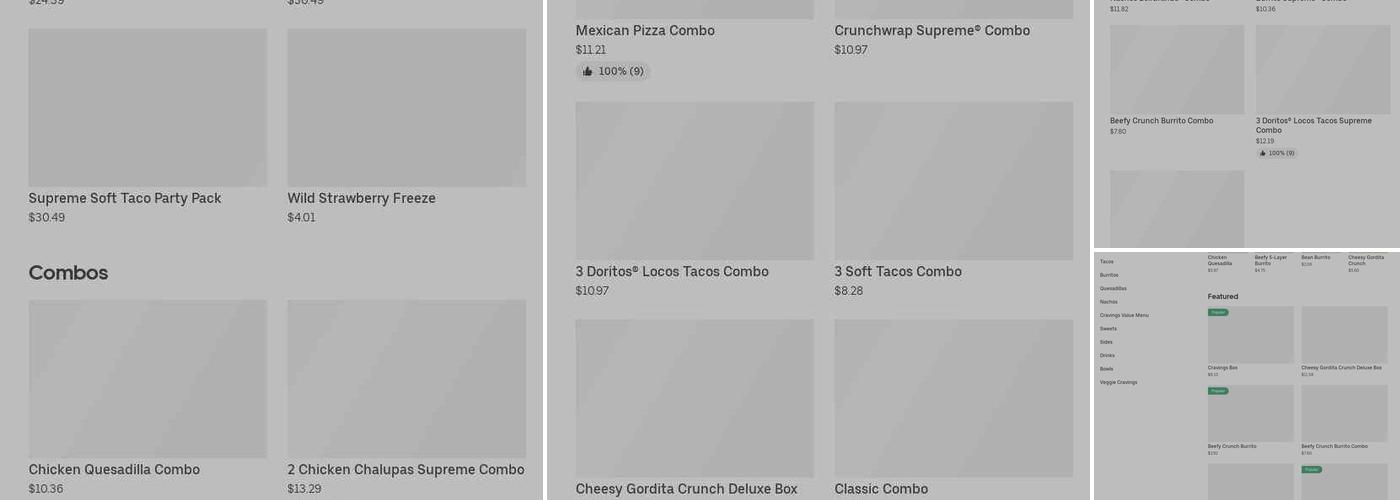Taco Bell Menu