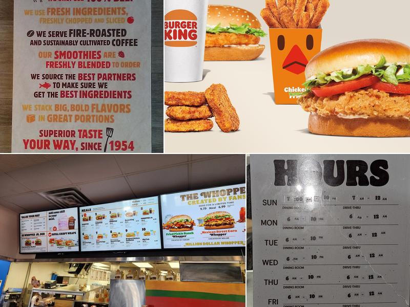 Burger King Menu