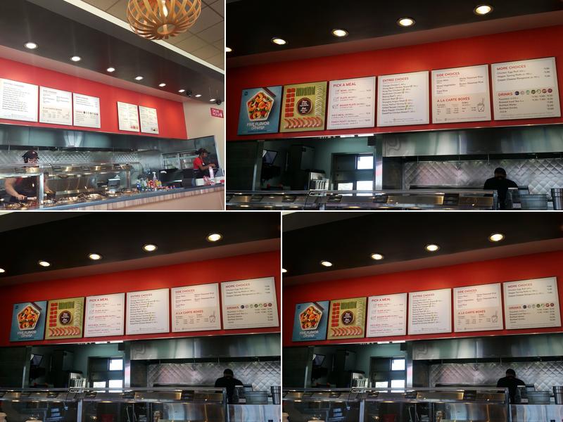 Panda Express Menu
