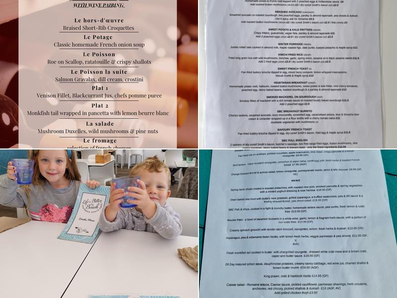 Southsea Beach Cafe Menu